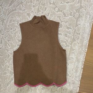 Maeve Tan Knit Top